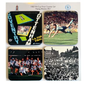 Limited Edition 1987 FA Cup Final Coaster Set