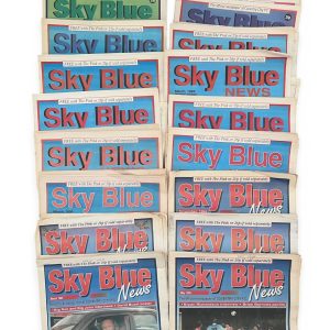 17 Sky Blue News Newspaper Bundle