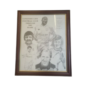 COVENTRY CITY FRAMED ARTWORK THROUGH THE YEARS