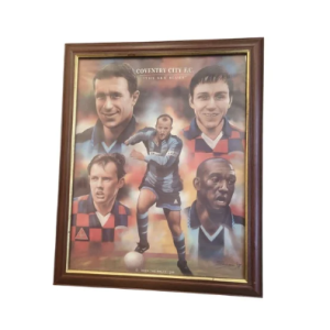 COVENTRY CITY FRAMED ARTWORK 1996/97